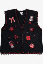 Black Ugly Christmas Vest 64061