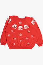 Red Snowflake Bears Ugly Christmas Sweatshirt 64069
