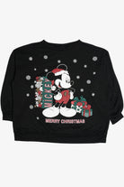 Vintage Mickey Mouse "Merry Christmas"  Ugly Christmas Sweatshirt