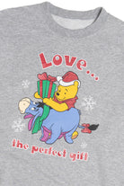 Vintage Winnie The Pooh "Love... The Perfect Gift" Ugly Christmas Sweatshirt