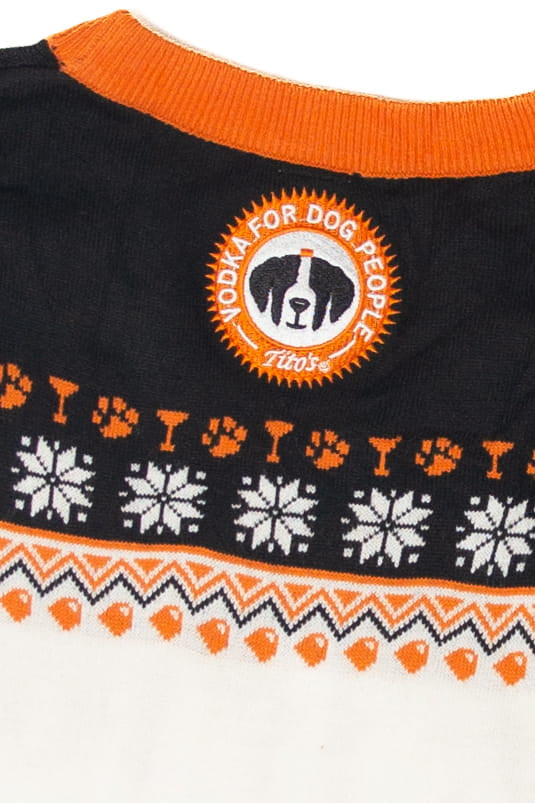 Tito's Vodka "Let It Pour" Ugly Christmas Sweater