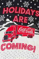 Coca-Cola Truck "Holidays Are Coming" Ugly Christmas Sweater 