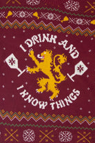 Game Of Thrones "I Drink And I know Things" Ugly Christmas Sweater