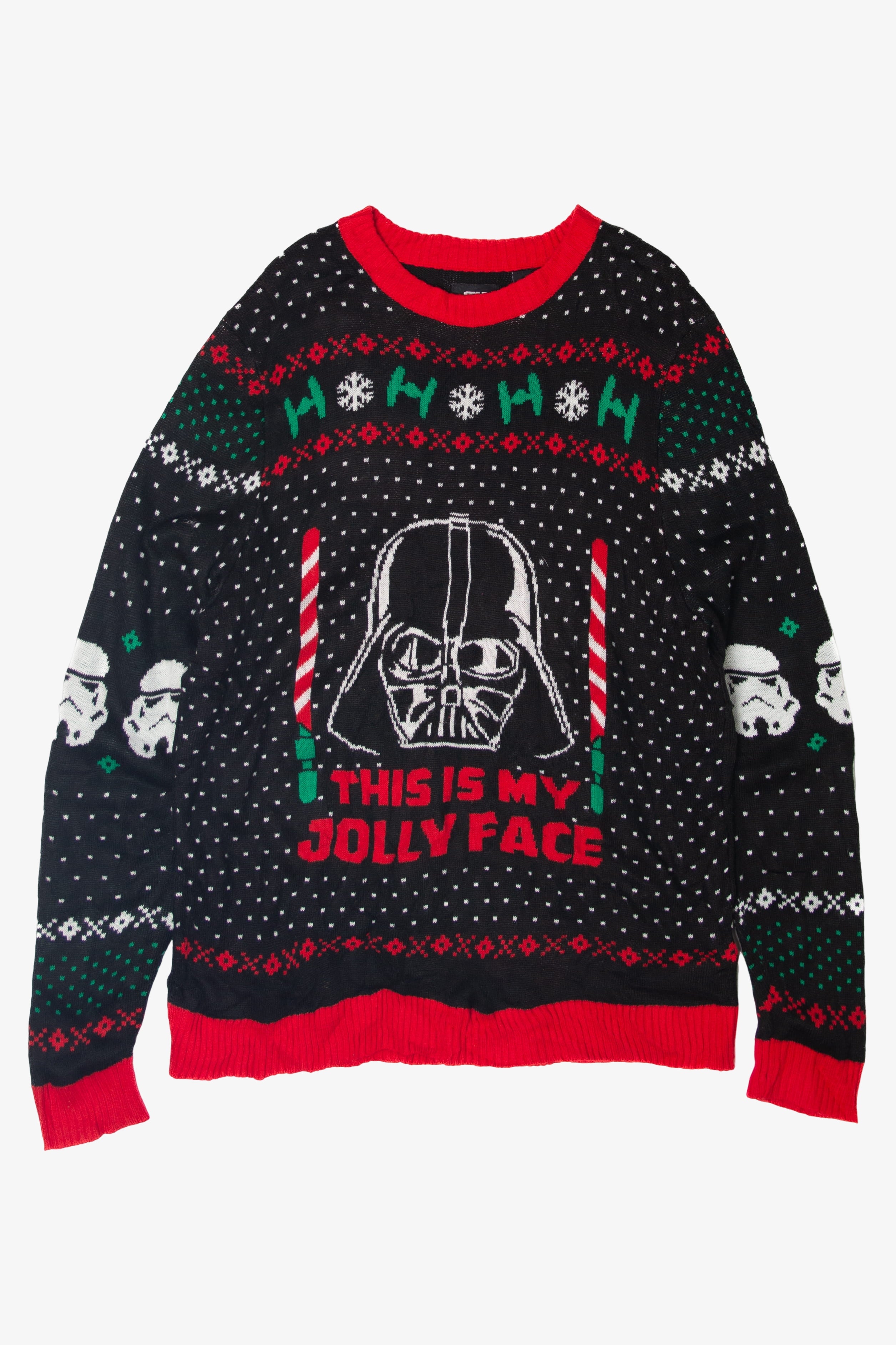Star Wars Darth Vader "This Is My Jolly Face" Ugly Christmas Sweater