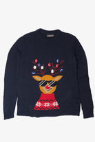 Reindeer Sunglasses Ugly Christmas Sweater