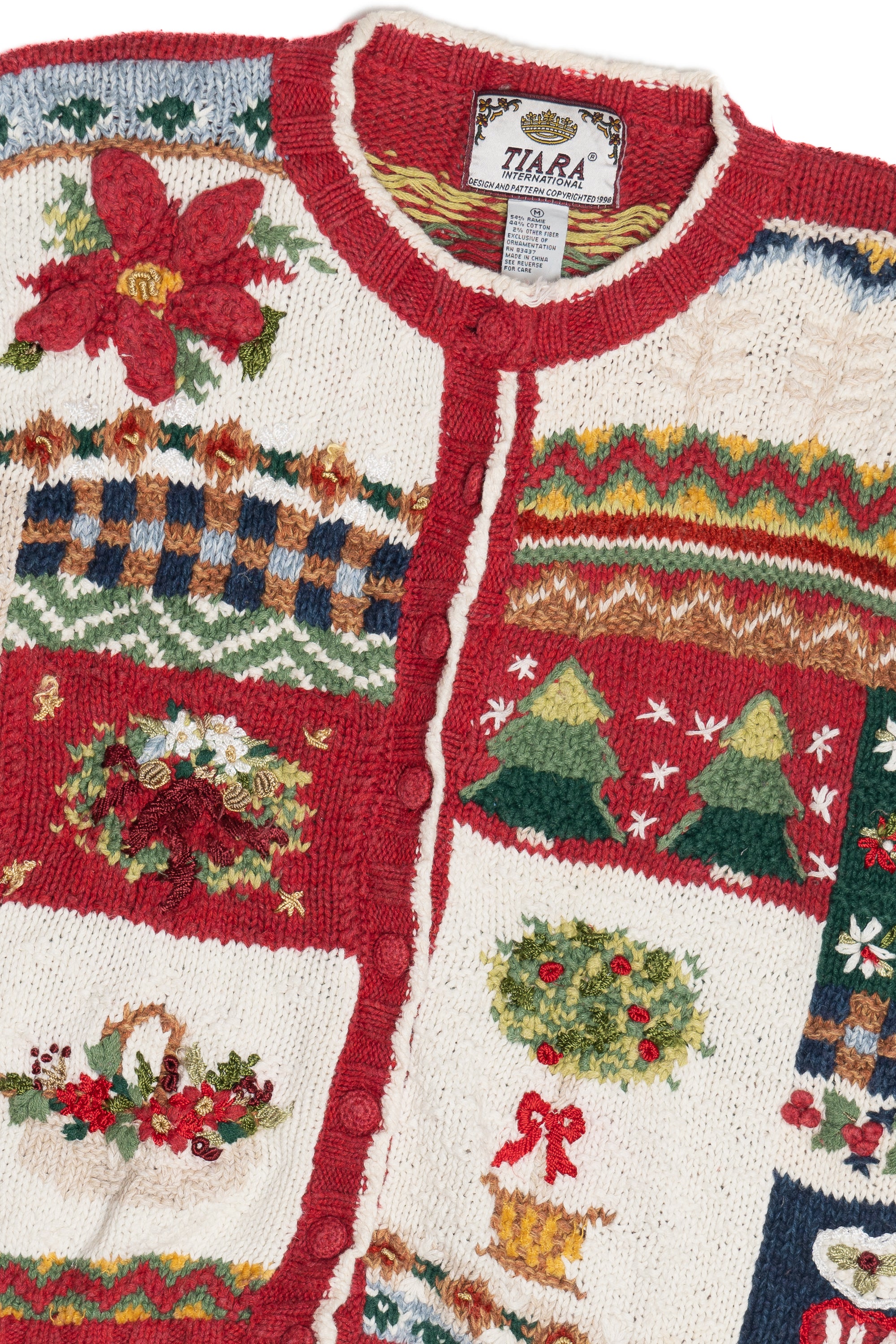 Tiara International Ugly Christmas Cardigan 64118