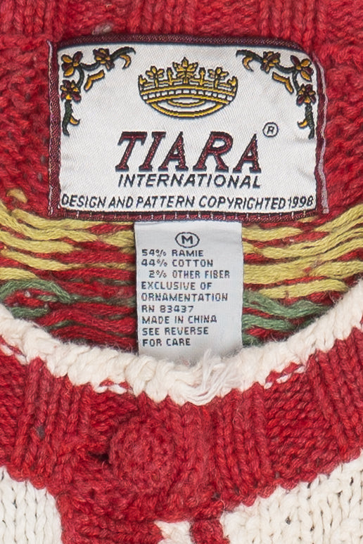 Tiara International Ugly Christmas Cardigan 64118
