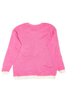 Santa In Paris Pink Ugly Christmas Sweater