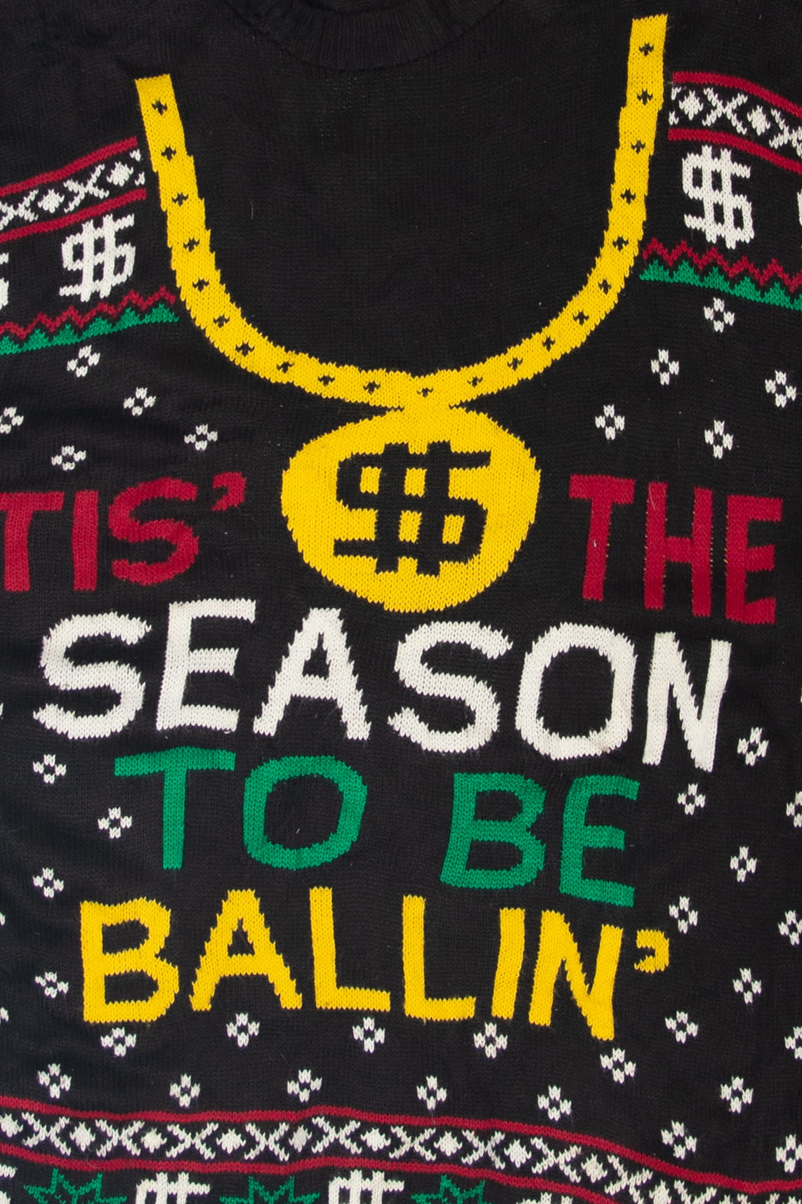 "Tis The Season To Be Ballin'" Ugly Christmas Sweater