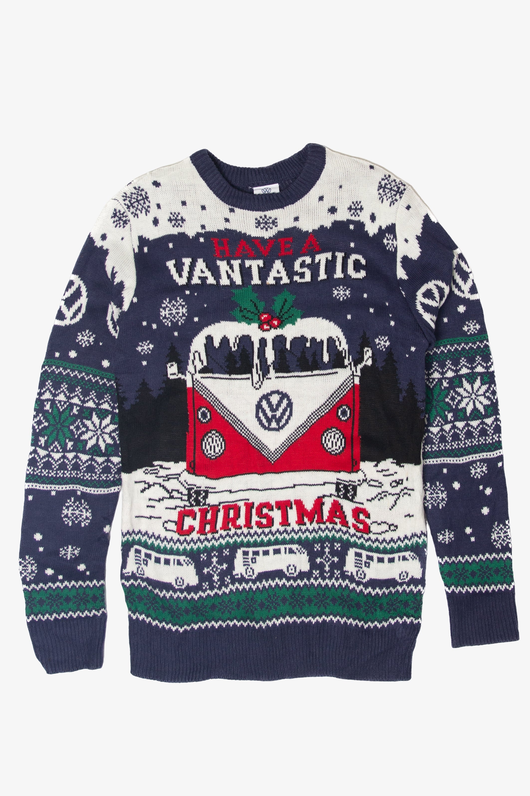 Volkswagon "Have A Vantastic Christmas" Ugly Christmas Sweater