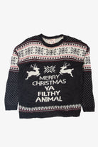 Home Alone "Merry Christmas Ya Filthy Animal" Ugly Christmas Sweater