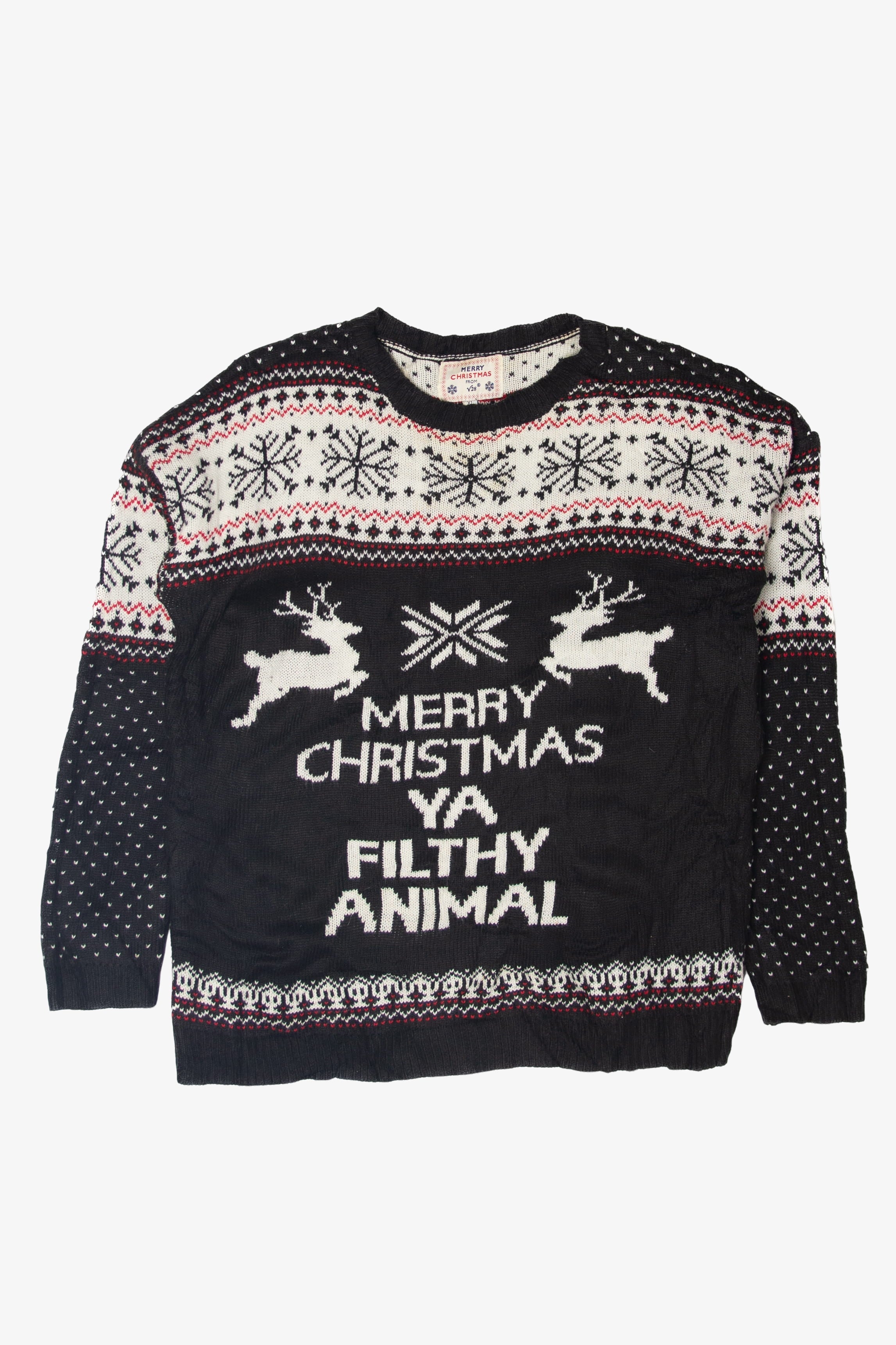 Home Alone "Merry Christmas Ya Filthy Animal" Ugly Christmas Sweater