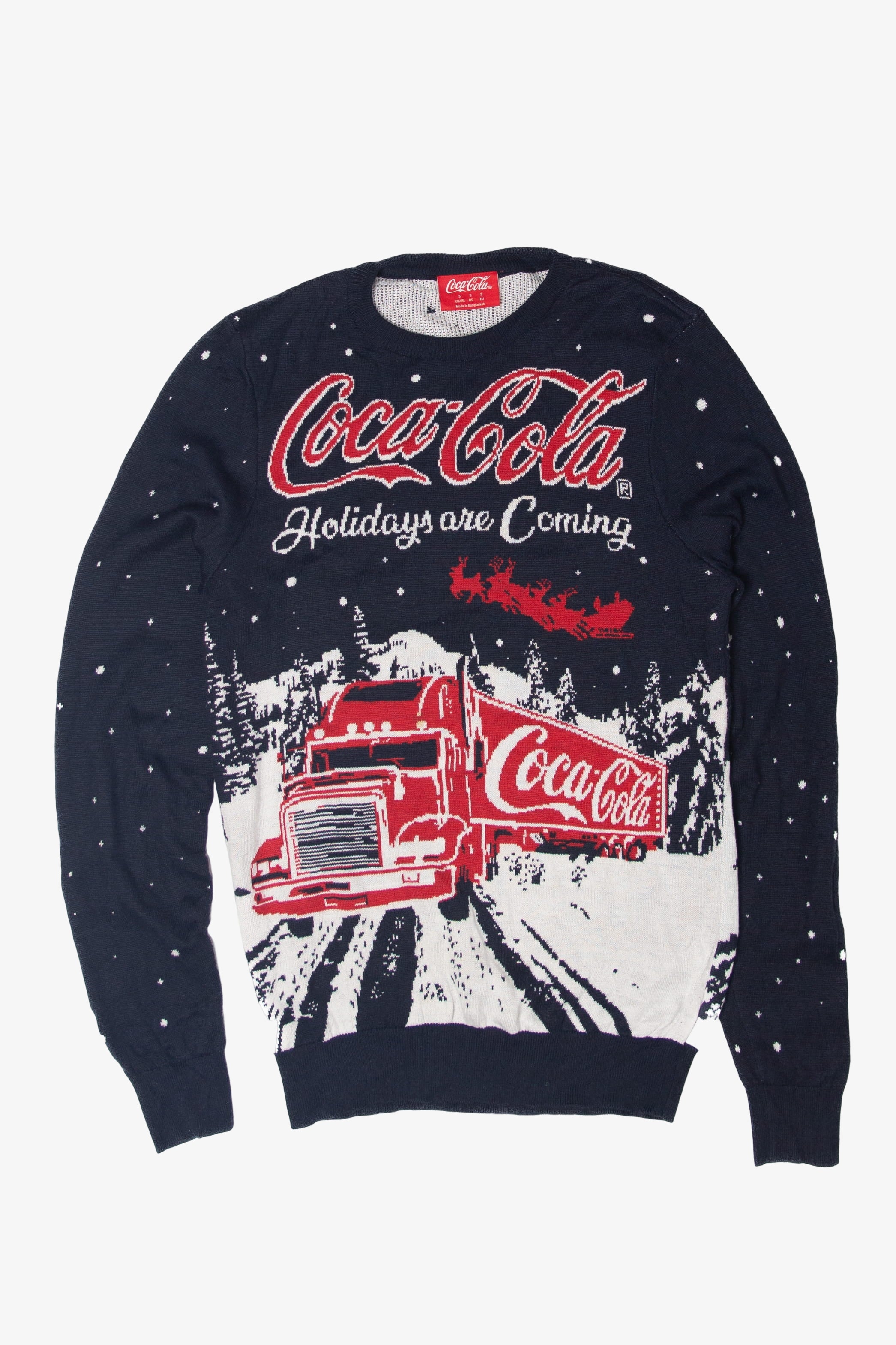 Coca-Cola Truck Ugly Christmas Sweater
