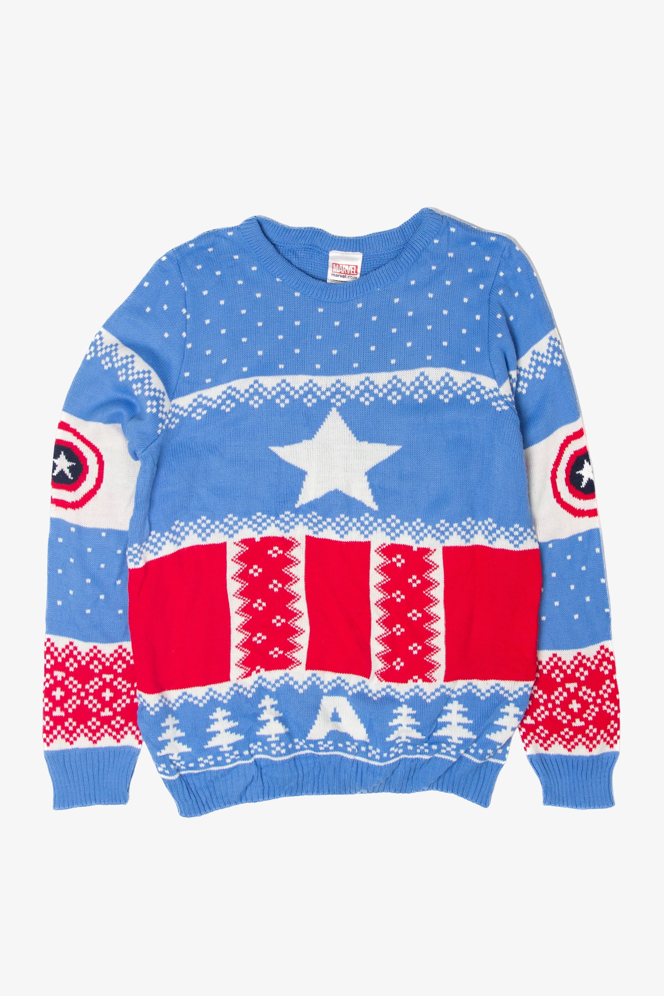 Marvel Captain America Ugly Christmas Sweater