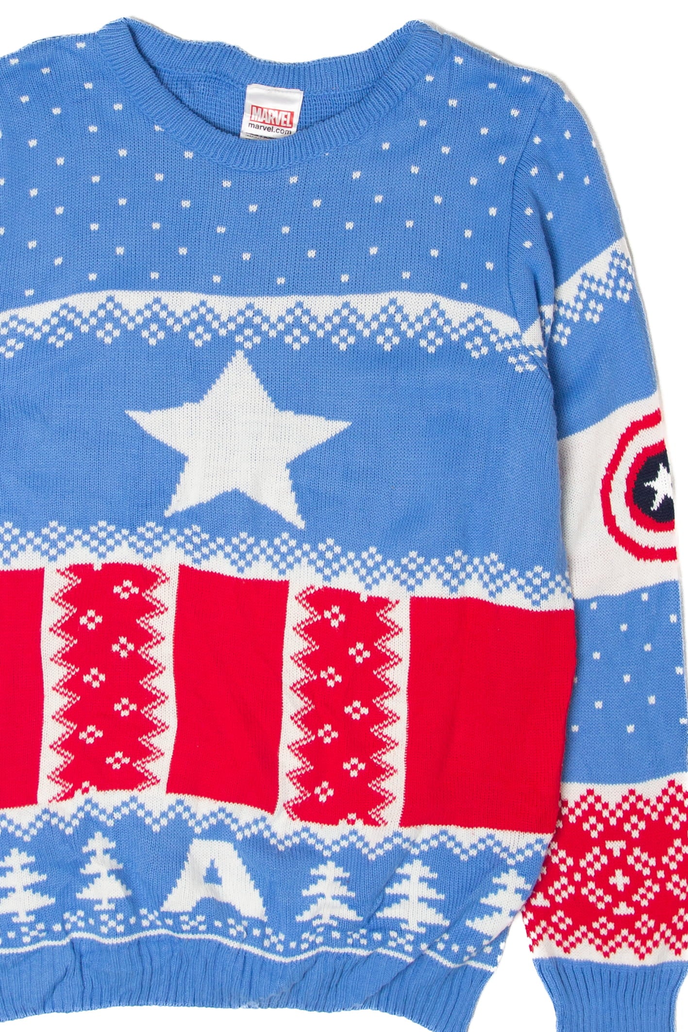 Marvel Captain America Ugly Christmas Sweater