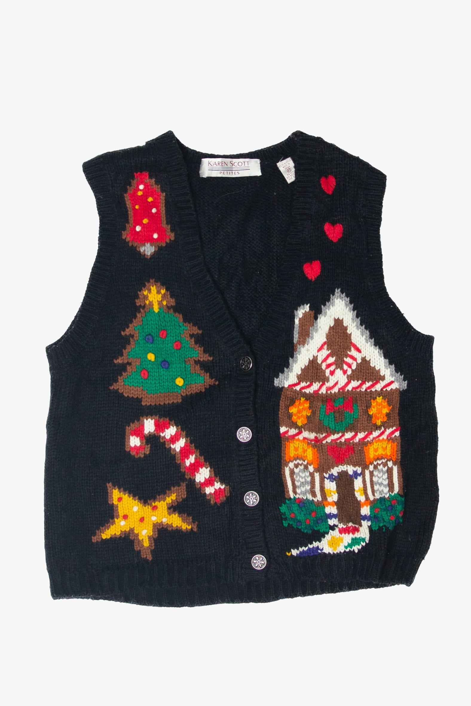 Karen Scott Ugly Christmas Vest 