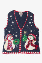 Vintage Tiara Ugly Christmas Vests (2000s)