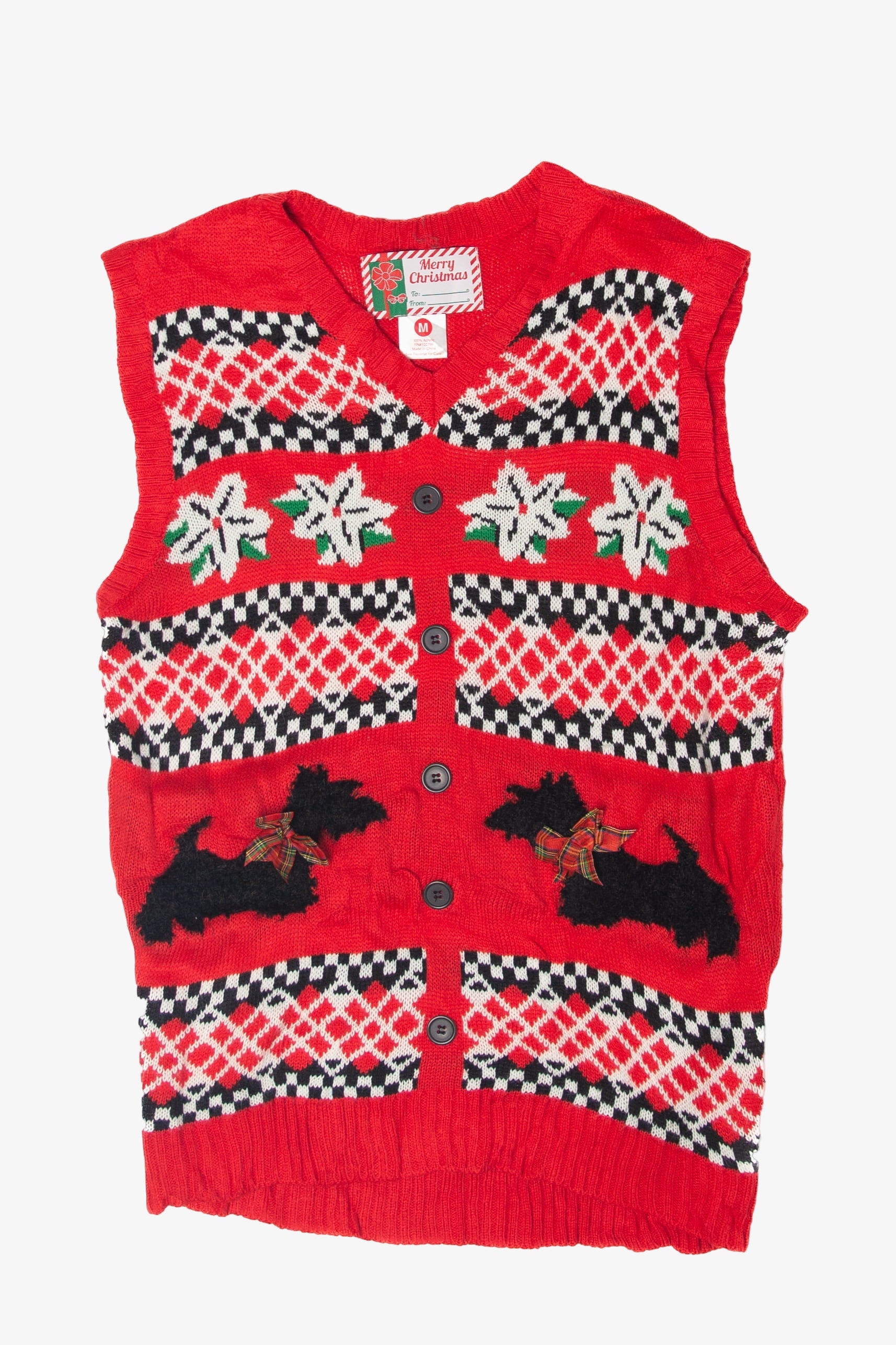 Merry Christmas Dogs Ugly Christmas Vest 