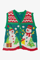 Snowmen Ugly Christmas Vest