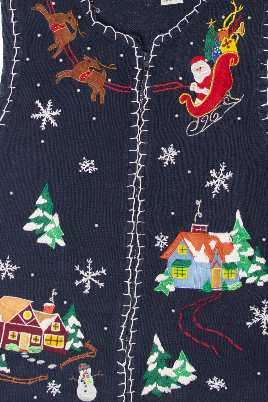 White Stag Ugly Christmas Vest