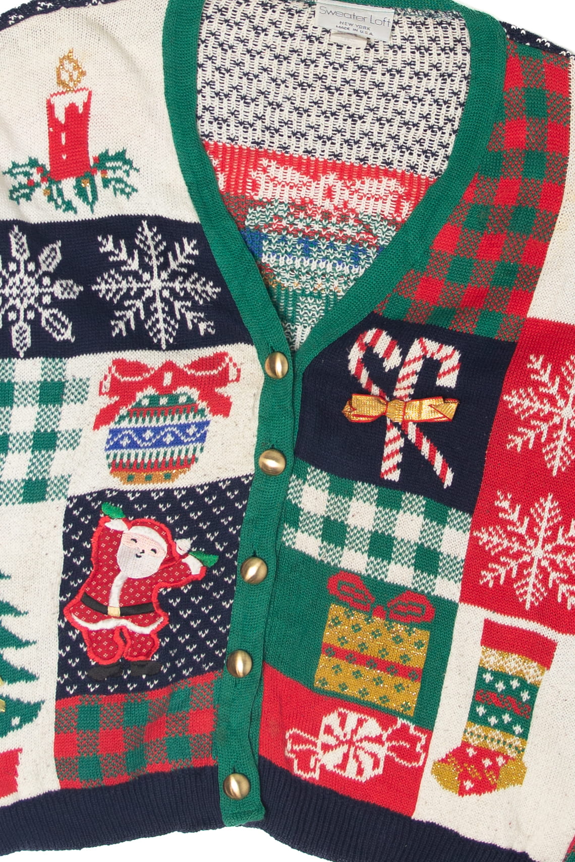 Sweater Loft Ugly Christmas Cardigan