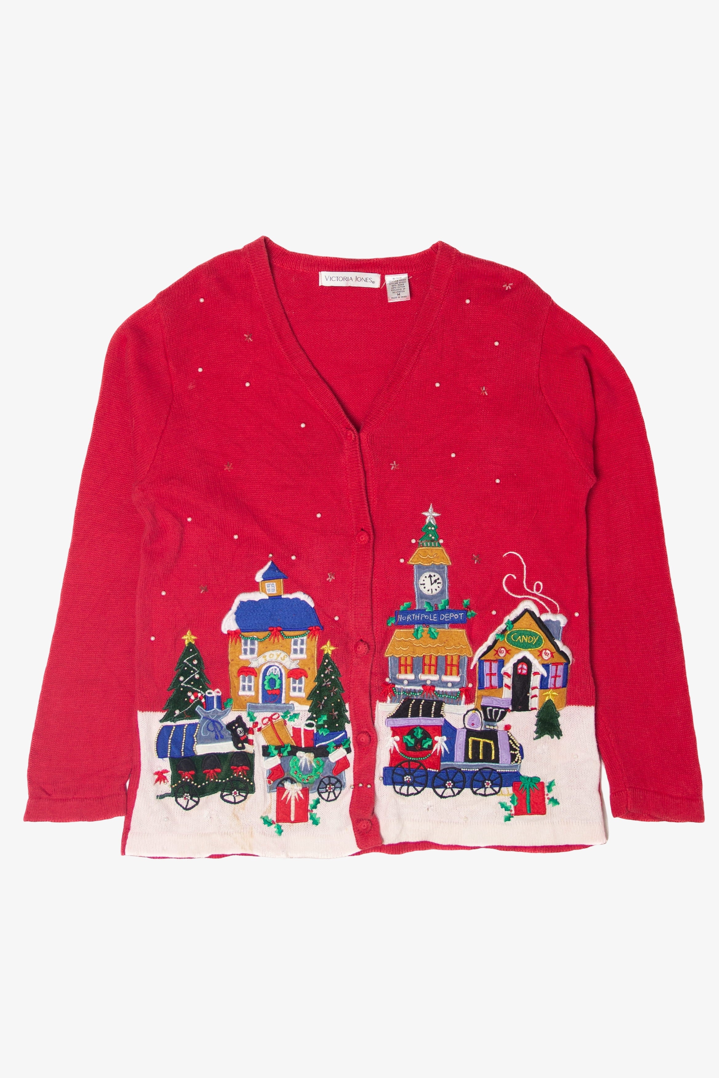 Victoria Jones Ugly Christmas Cardigan