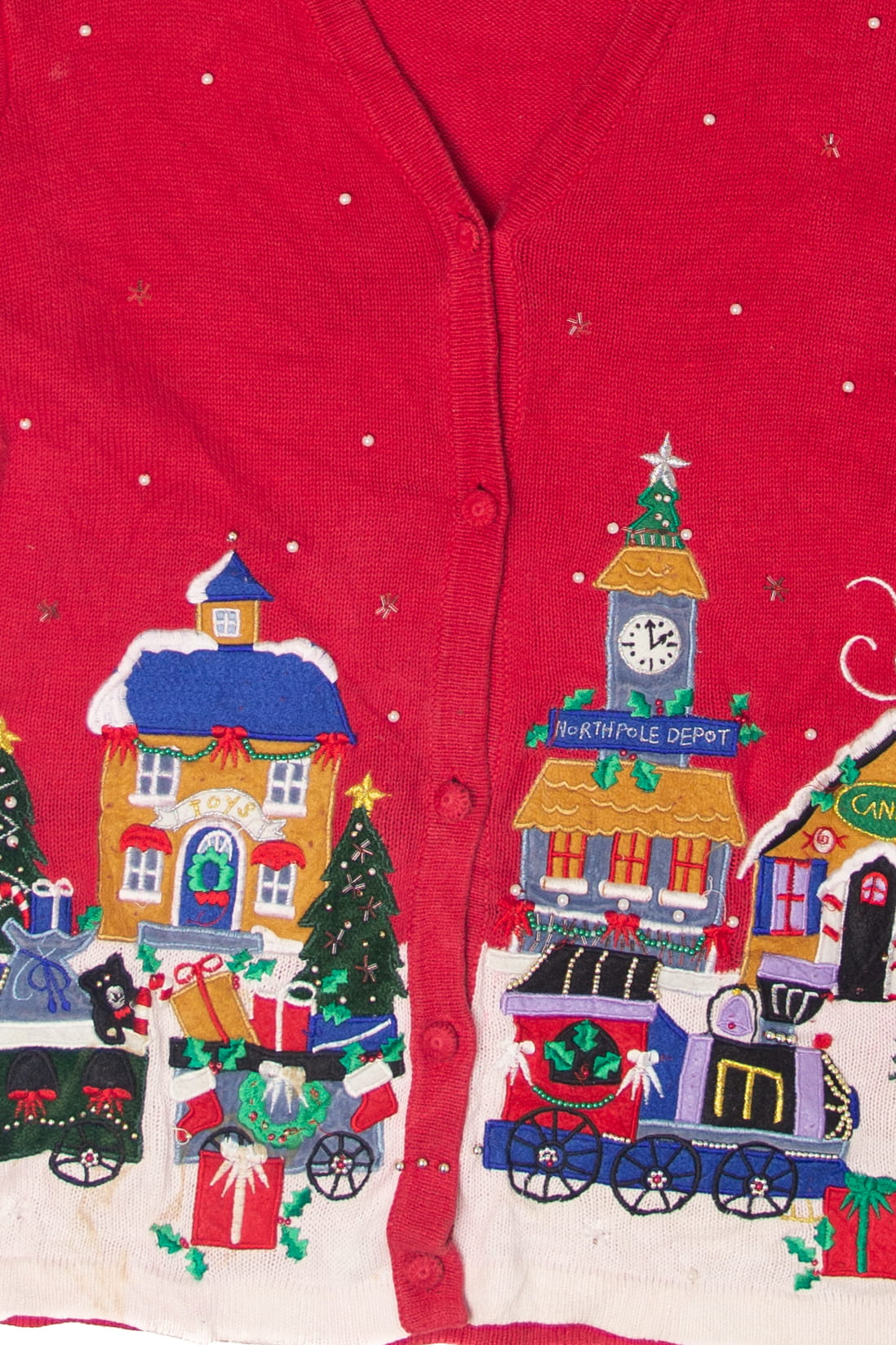 Victoria Jones Ugly Christmas Cardigan