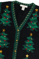 Preswick & Moore Ugly Christmas Trees Knit Vest