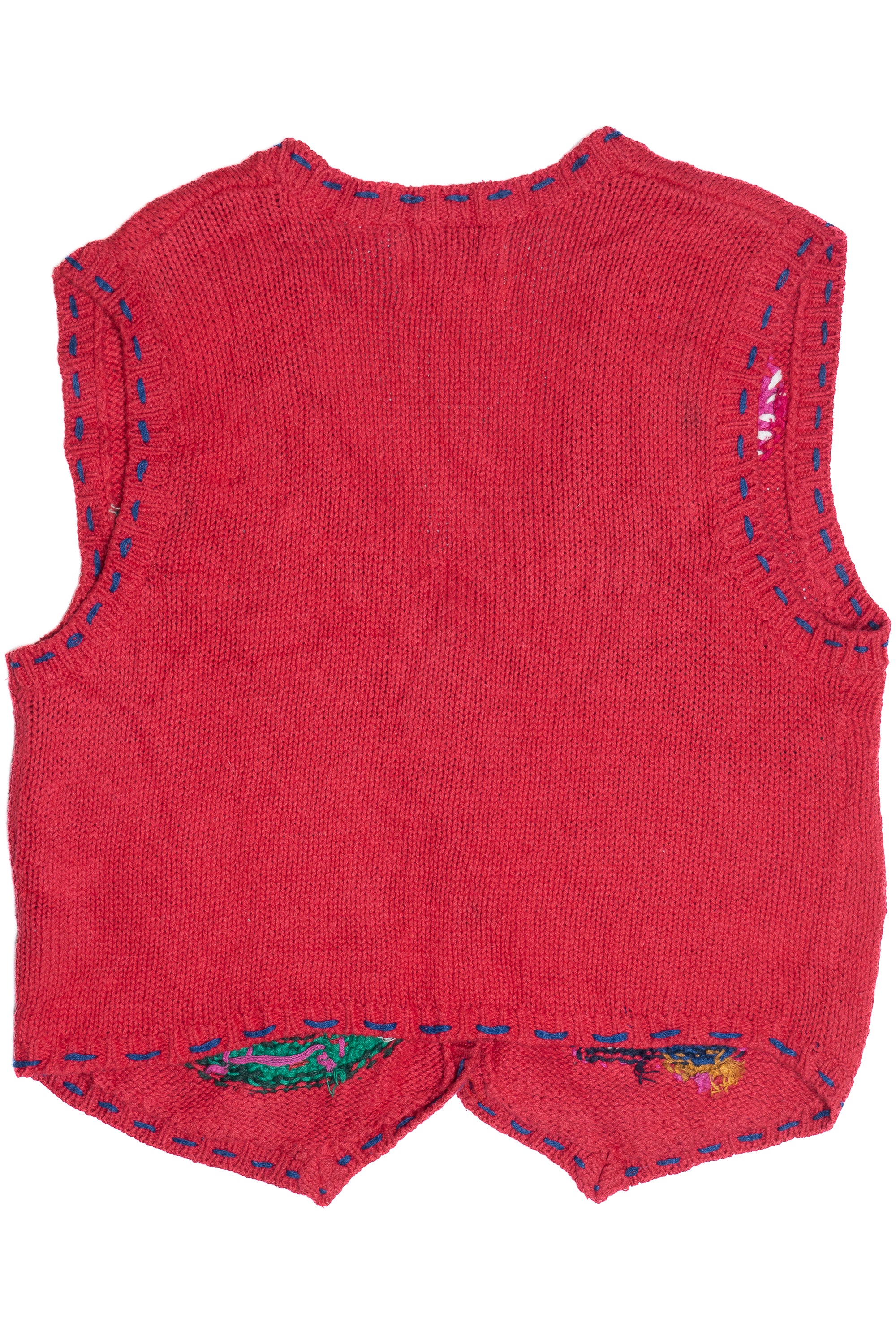 Vintage Hand Knit Chandler Hill Ugly Christmas Vest