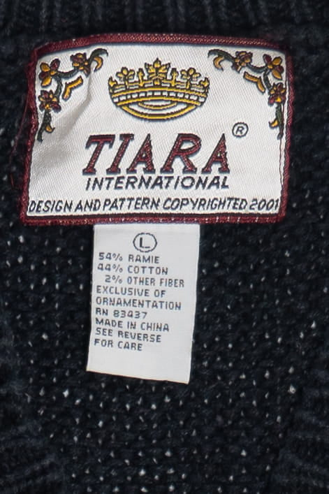 Tiara International Snowmen & Candy Canes Ugly Christmas Vest