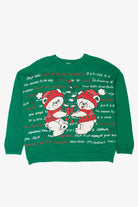 Vintage Bears Front/Back Ugly Christmas Sweatshirts (1990s)