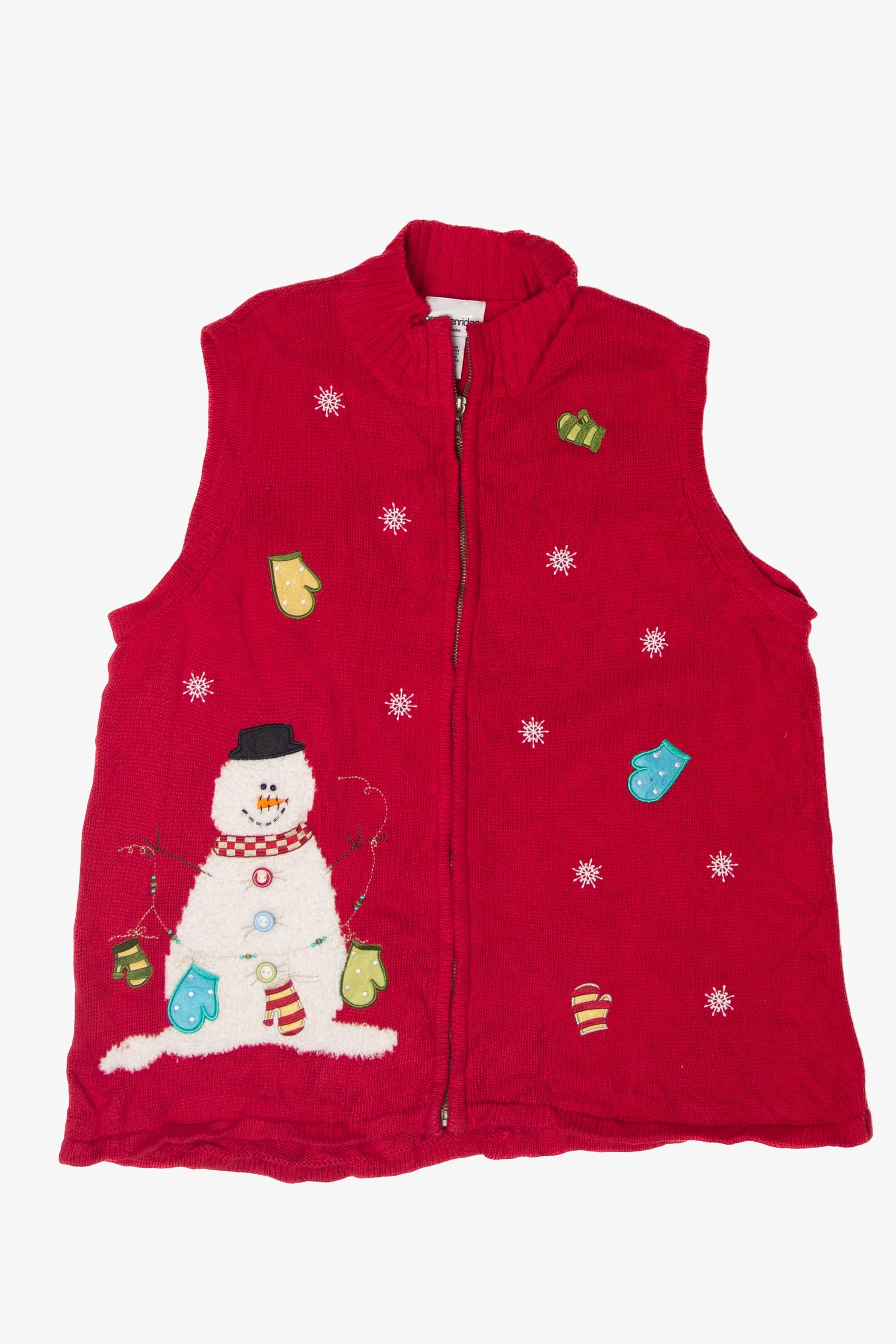 Beckenridge Snowman Ugly Christmas Vest