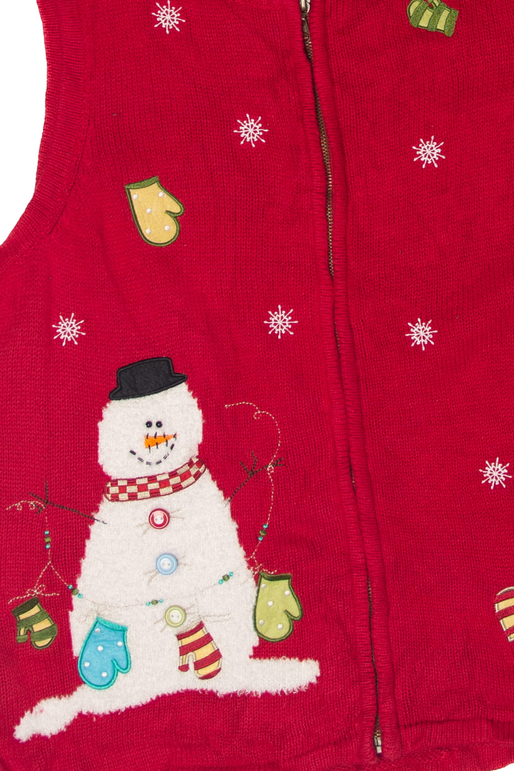 Beckenridge Snowman Ugly Christmas Vest