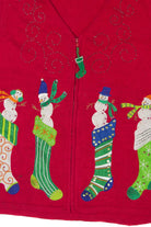 SML Stockings Ugly Christmas Vest 