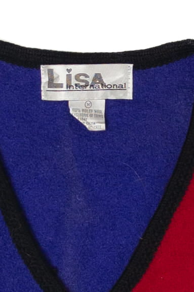 Lisa Color Block Ugly Christmas Vest