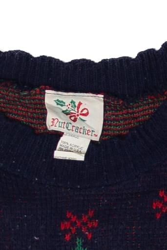 Nutcracker Christmas Tree Ugly Christmas Pullover