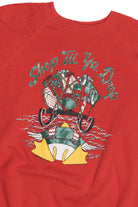 Vintage "Shop Til You Drop" Sleigh Full Of Presents Duck Sweatshirt (1990s)
