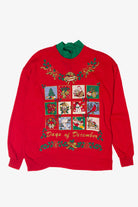 Vintage Classic Blues Ugly Christmas Sweater (1980s)