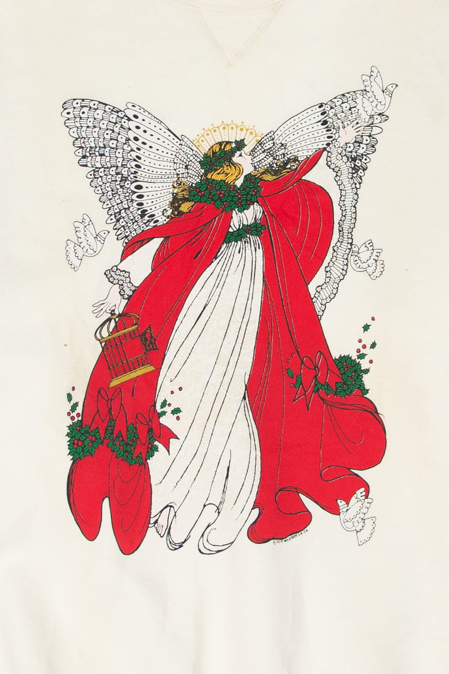 Vintage Angel Ugly Christmas Sweater (1990s)