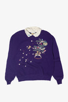 Vintage Holiday Mice Ugly Christmas Sweater (1990s)