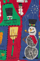Vintage Ugly Frosty The Snowman Ingredients Christmas Vest (1990s)