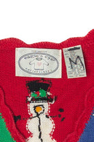 Vintage Ugly Frosty The Snowman Ingredients Christmas Vest (1990s)
