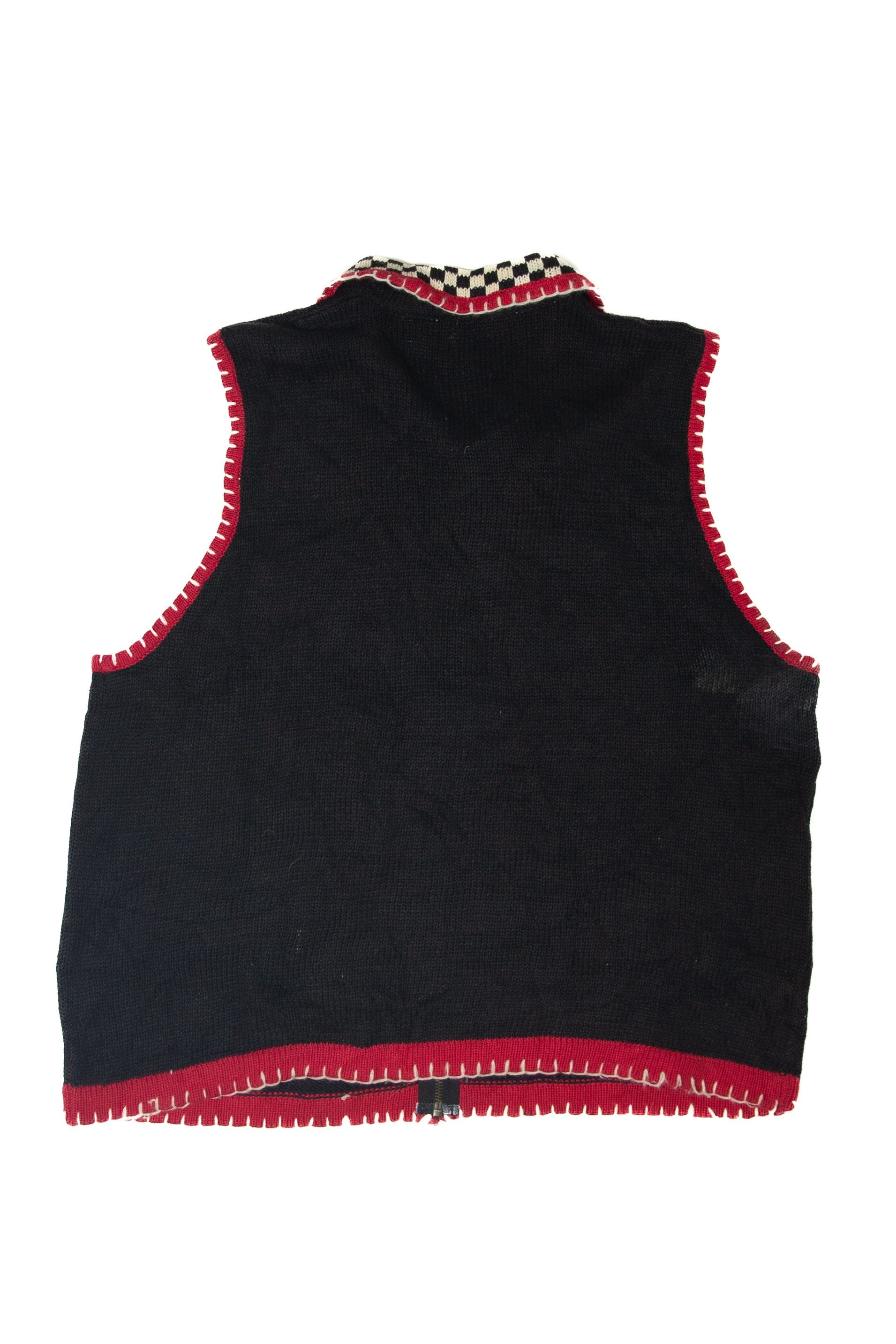 Vintage Lemon Grass Ugly Christmas Vest Ugly (1990s)