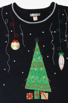 Vintage Christmas Tree Ugly Christmas Sweater (2010s)