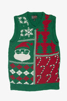 Vintage Green Ugly Christmas Vest Ugly (2010s)