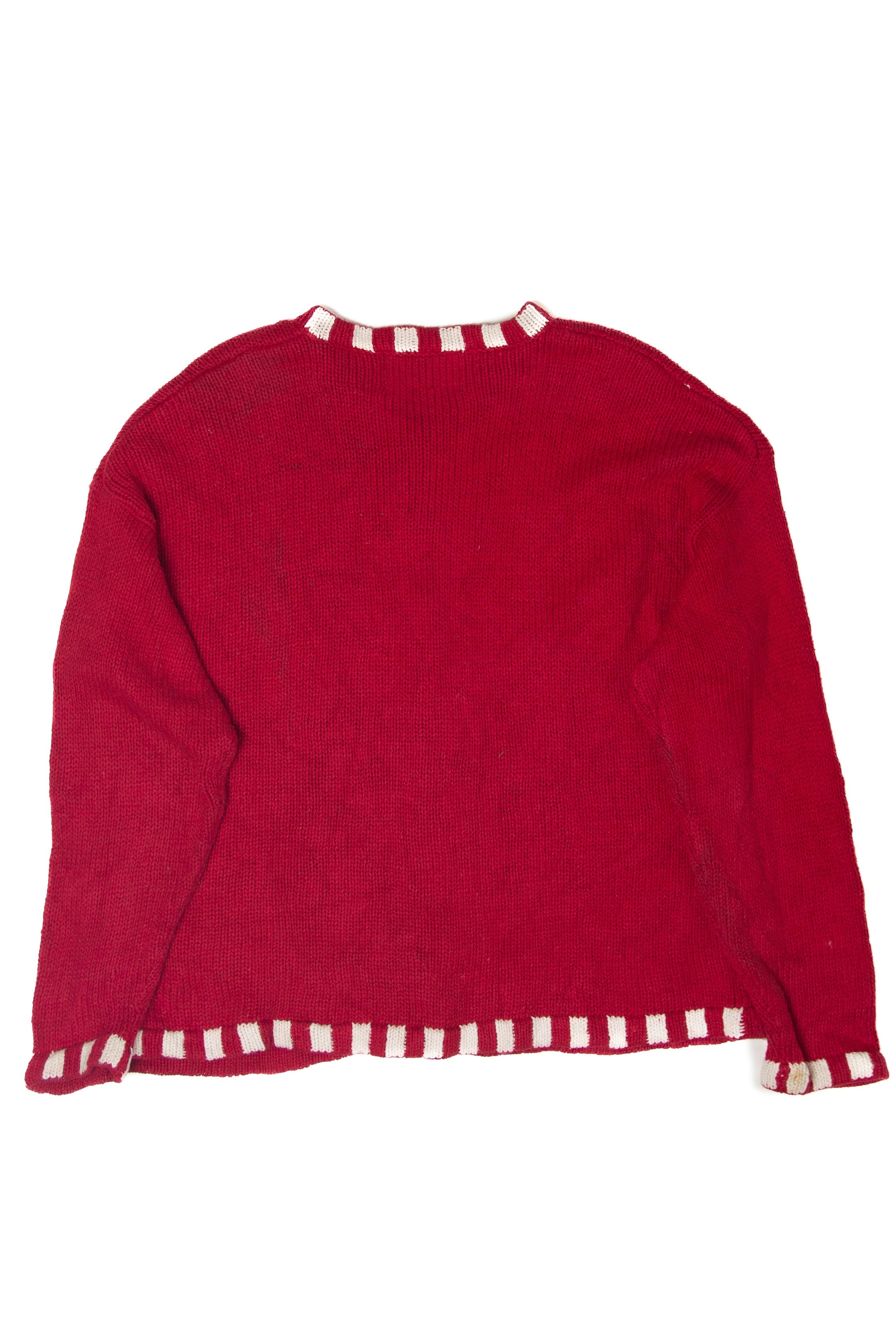 Vintage Tiara Snowman Ugly Christmas Cardigans (2000s)