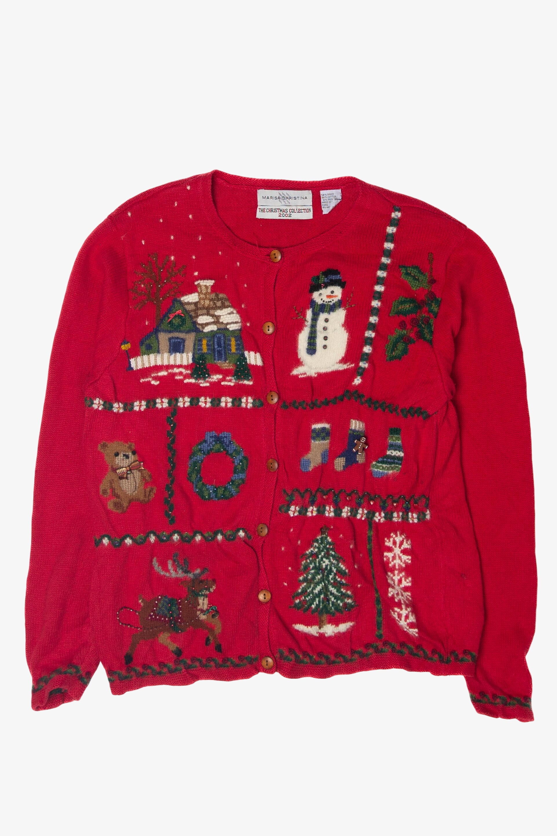 Vintage Marisa Christina Ugly Christmas Cardigans (2000s)