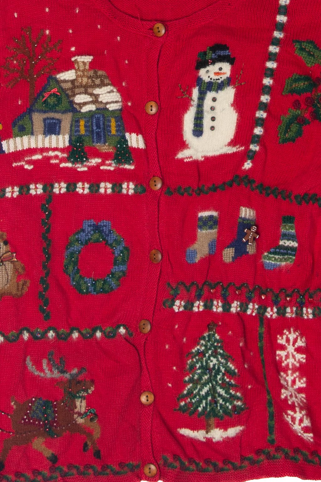 Vintage Marisa Christina Ugly Christmas Cardigans (2000s)