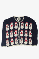 Vintage Hand Embroidered Ugly Christmas Cardigans (1990s)