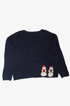 Vintage Hand Embroidered Ugly Christmas Cardigans (1990s)